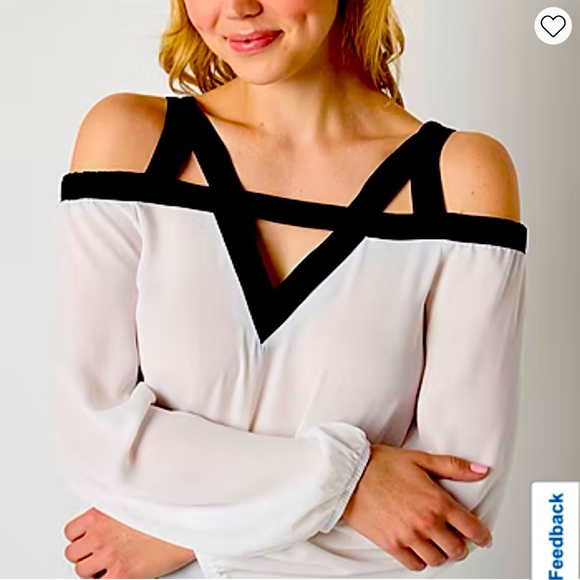 NWT Brannan Strappy of the shoulder blouse - Picture 1 of 7